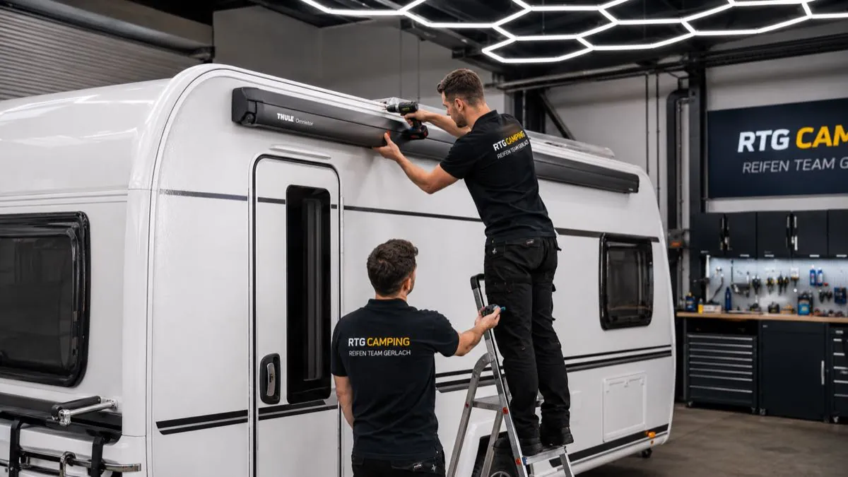 Markise am Wohnmobil nachrüsten – Komfort und Zubehör bei RTG Camping Hilden