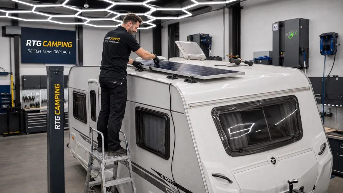 Solaranlage am Wohnmobil nachrüsten – RTG Camping Hilden